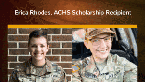 Erica Rhodes, ACHS Scholarship Recipient