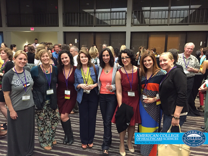 ACHS students, graduates, staff, and friends at the 2015 NANP Conference Reception and Dinner