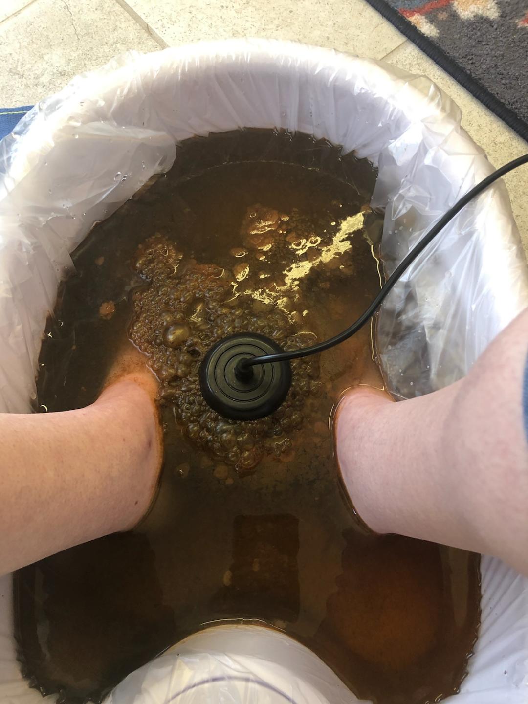 ionic foot detox bath by Jennifer Archie