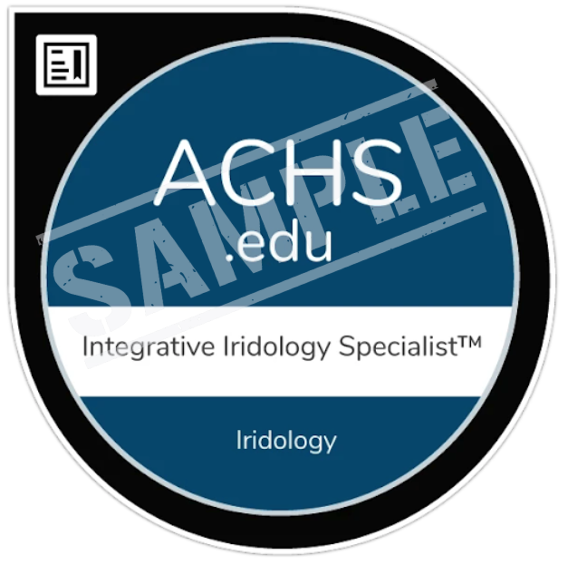 ACHS Iridology Badge