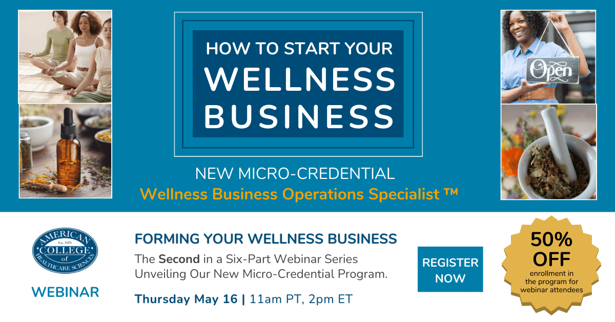 Forming Your Wellness Business micro-credential