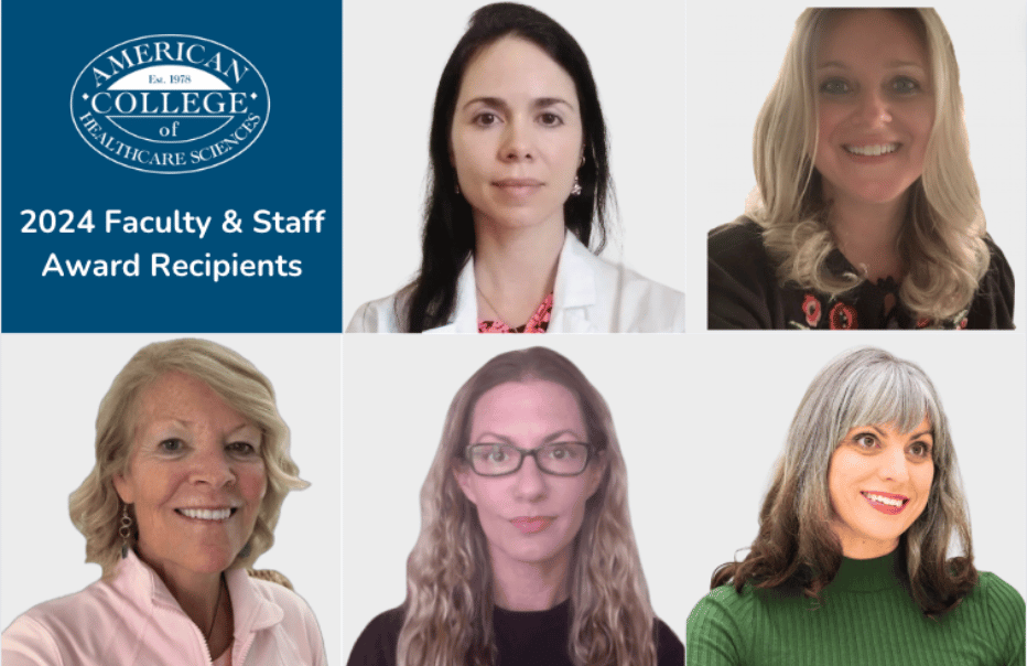 2024 ACHS Faculty and Staff Award Recipients headshots