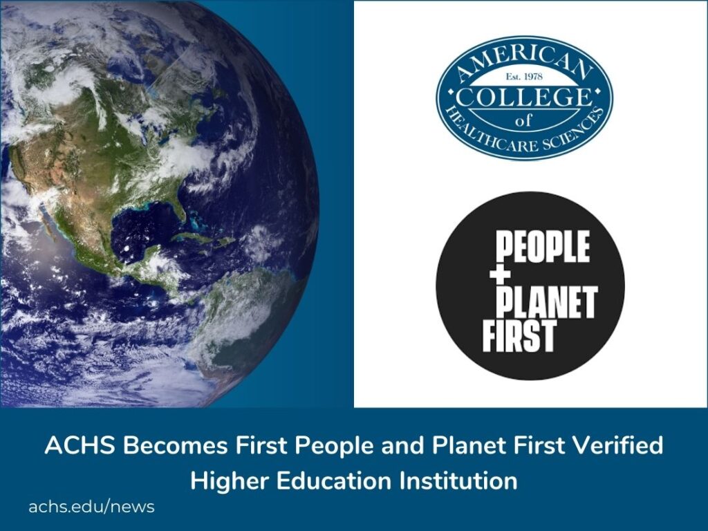 ACHS First People and Planet First Verified Higher Education Institution