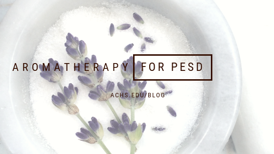 a faded image of lavendar sprigs and salt in a white bowl