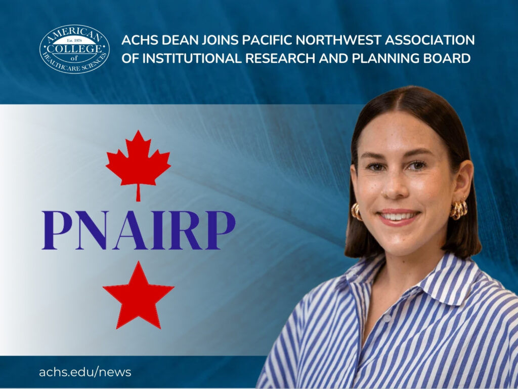 ACHS Dean Joins Pacific Northwest Association of Institutional Research and Planning Board