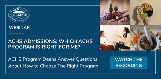 which holistic health program is right for me webinar video link