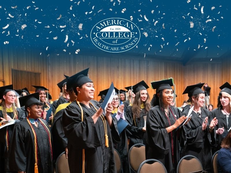 Graduates celebrating at ACHS Commencement