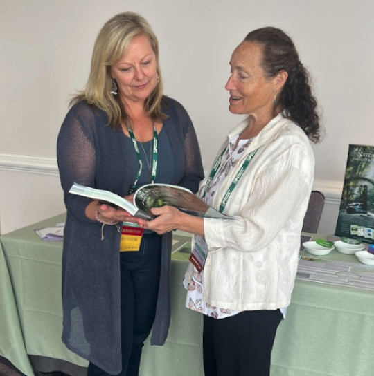 Hawthorn University graduate Amy Wing, who worked with ACHS through its teachout partnership with Hawthorn University, proudly shares her newly published book, Natural Foods from the Tapestry of Life.