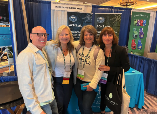 Pictured from left to right: Dr. John Ramotowski, Tracey Abell, Jennifer Ferraro, and Francesca Orlando