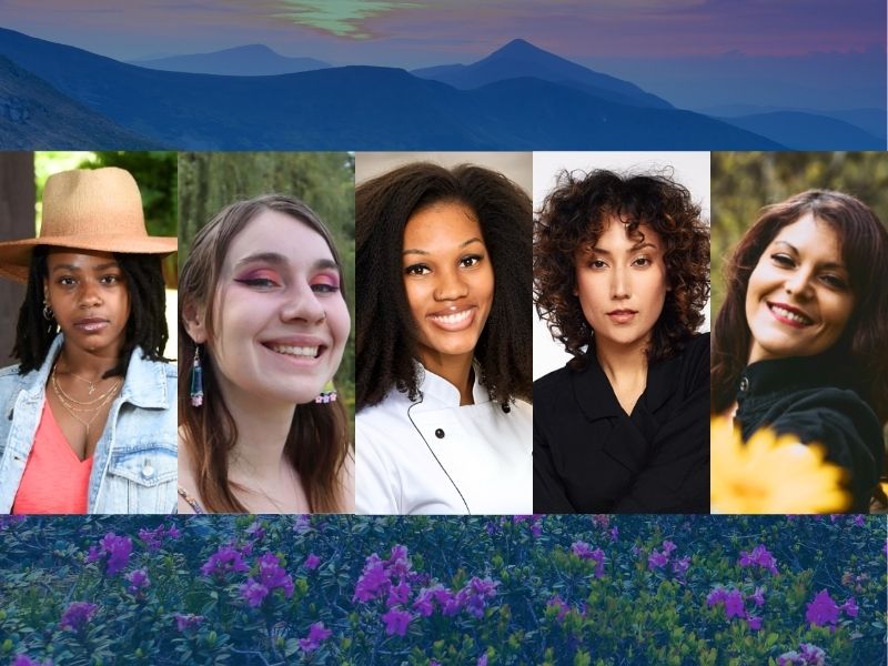 ACHS Alumni Jasmine Brummitt, Shannon Carlson, Victoria Funn, Bianca Salgado, and Lacy Watson