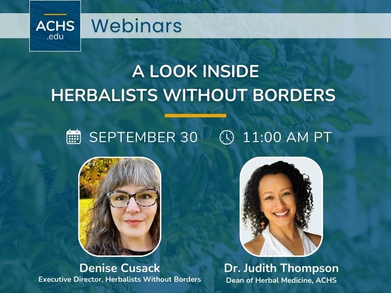 [WEBINAR] A Look Inside Herbalists Without Borders