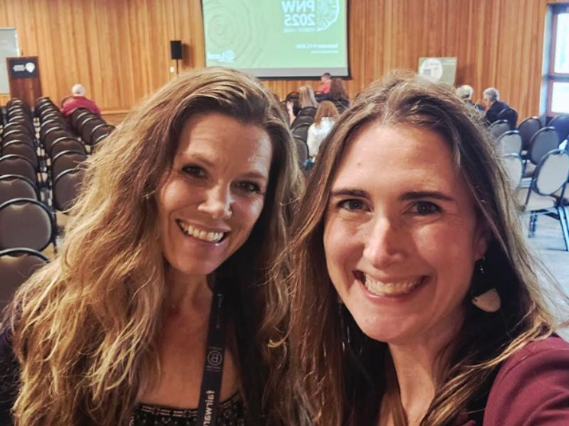 Tiff Darwich and Felicia Royce at the BLD PNW Conference