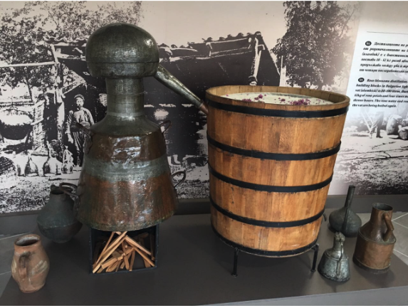 An essential oil distiller