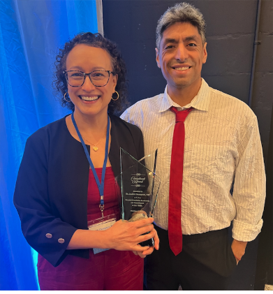 Dr. Judith Thompson with her husband, Mr. Marcelo Russo, CEO of Fri3nds.