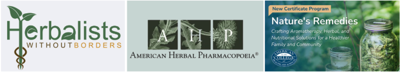 Herbalists without borders, American Herbal Pharmacopeia, Nature's Remedies certificate
