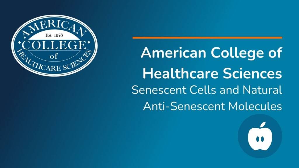 Senescent Cells and Natural Anti-Senescent Molecules