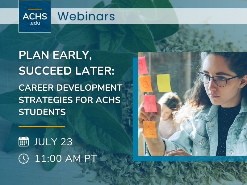 Plan Early, Succeed Later Career Development Strategies for ACHS Students