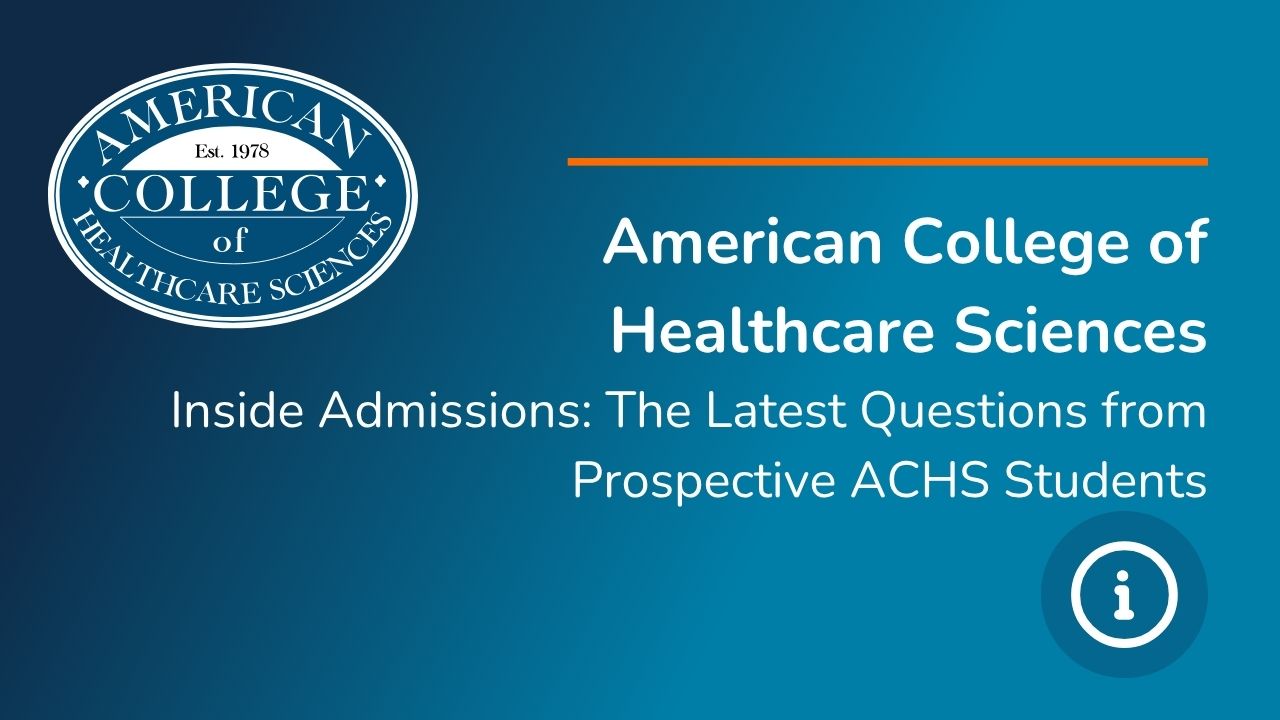 Inside Admissions - The Latest Questions from Prospective ACHS Students
