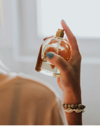 A bottle of perfume