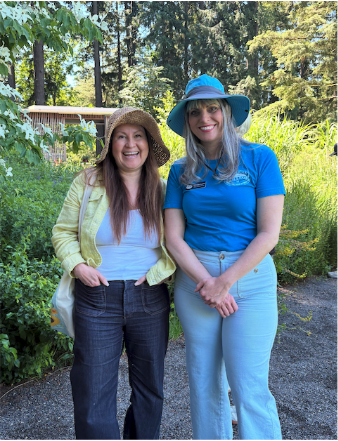 Owner of Eclectic Herb, Chris Alstat, and ACHS Dean of Aromatherapy, Amanda Lattin
