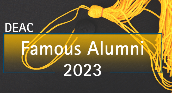 DEAC Famous Alumni 1920 x 1080 Blog Header