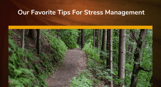 Our Favorite Tips For Stress Management