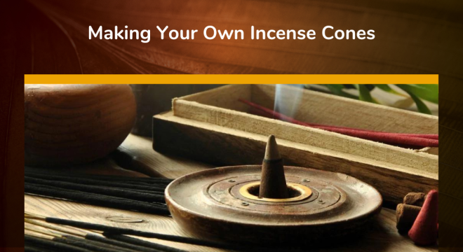 making an incense cone